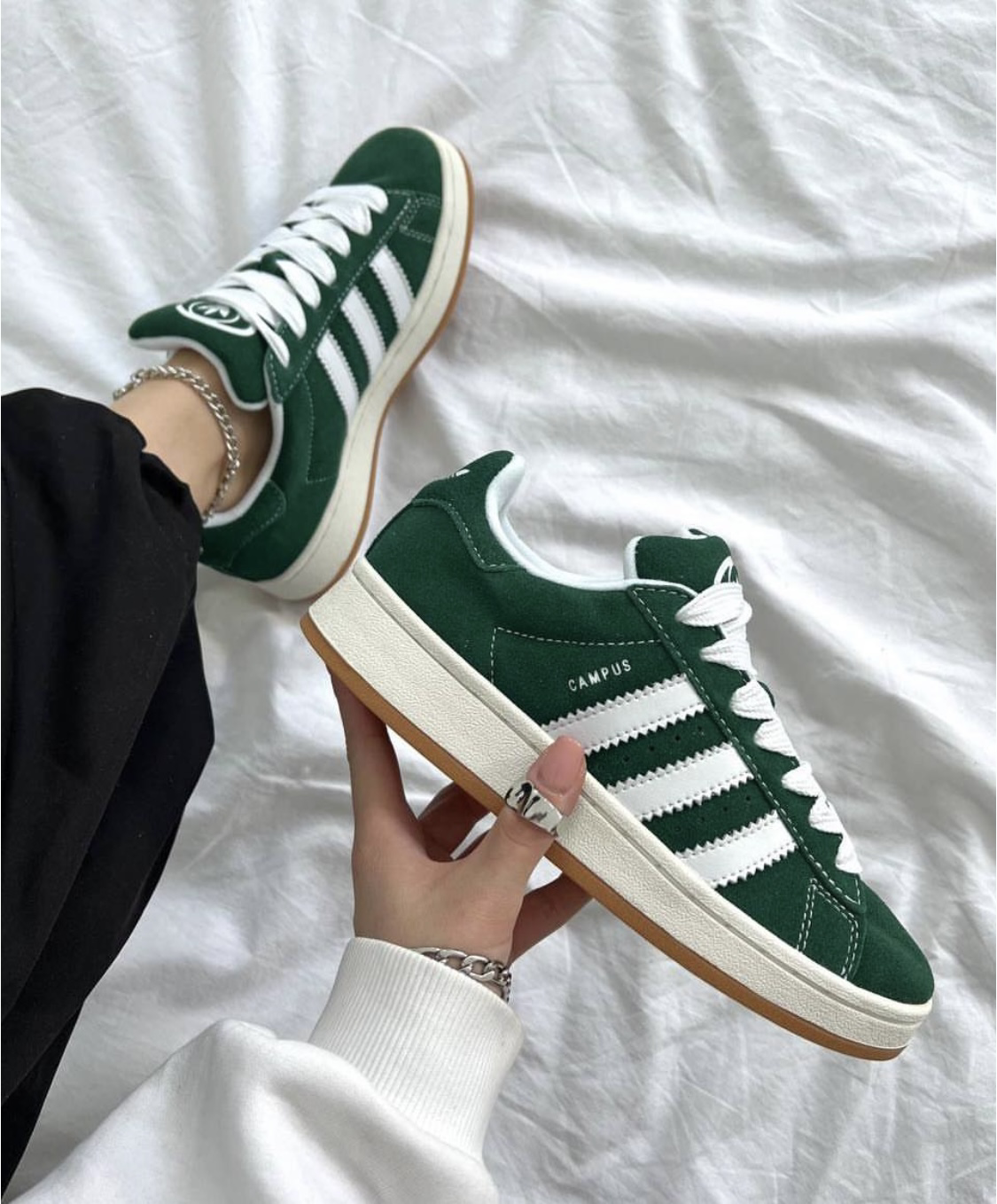 adidas gazelle silver green womens Adidas Campus 00s 